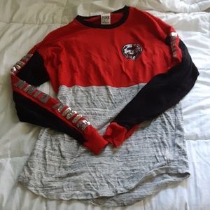 Pink long sleeve shirt